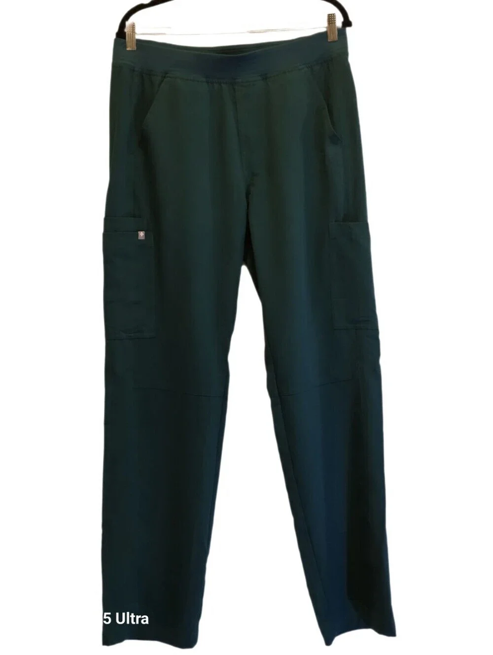 FIGS T2001 Axim Cargo Scrub Pants Hunter Green Mens LG